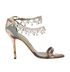 Manolo Blahnik Hourista Camouflage Sandals, front view