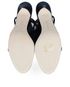 Manolo Blahnik Eila Feather Trimmed Sandals, top view