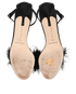 Manolo Blahnik Feather Heels, top view