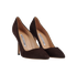 Manolo Blahnik Pointed Heels, &pound;350, Shoes, Brown, Suede, Side view