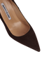 Manolo Blahnik Pointed Heels, &pound;350, Shoes, Brown, Suede, Other view