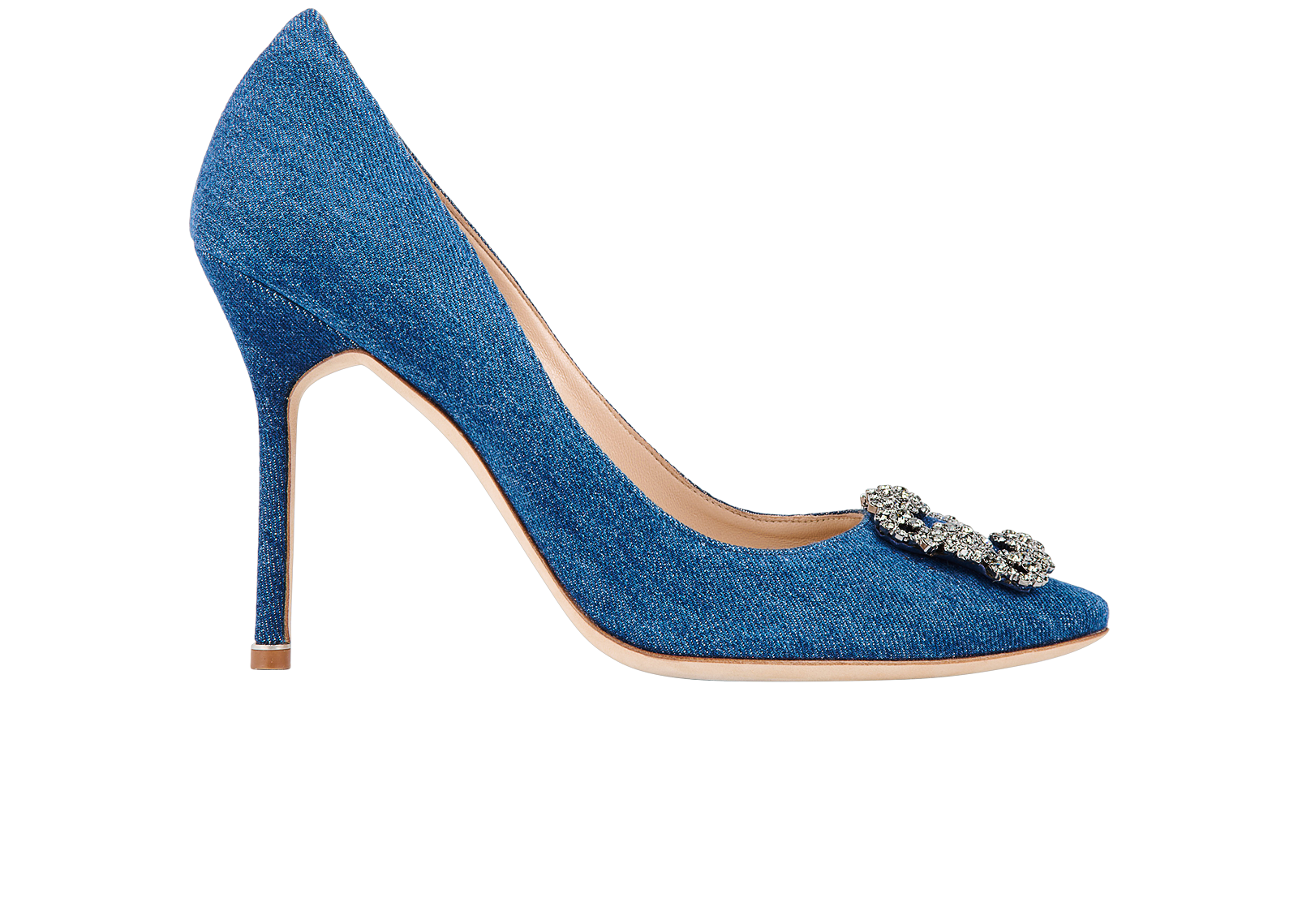 Manolo blahnik denim shoes on sale