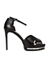 Alexander McQueen Studded Platform Sandals, front view