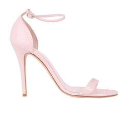 Alexander McQueen Ankle Strap Sandals, Snake, Pink, UK7, 2*