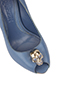 Alexander McQueen Skull Peep Toe Pumps, other view