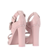 Alexander McQueen Platform Sandals, &pound;160, Shoes, Pink, Leather, Back view