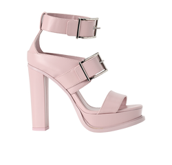 Alexander McQueen Platform Heels, Leather, Lilac, UK4, DB, 2*