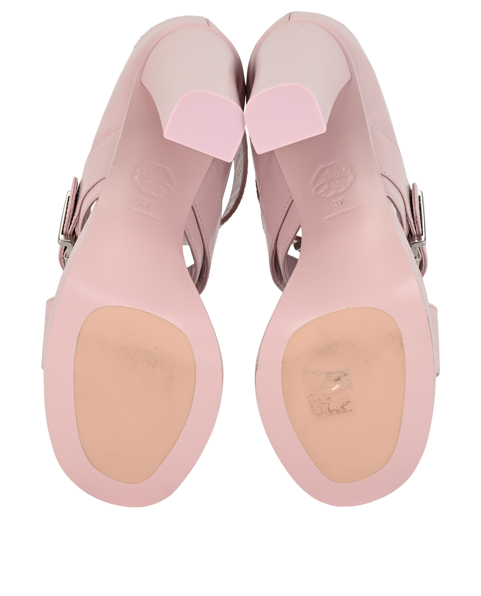 Alexander McQueen Platform Heels, &pound;195, Shoes, Purple, Leather, Top view