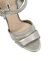 Miu Miu Crystal 150 Metallic Platform Sandal Heels, other view