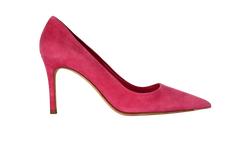 Miu Miu Pointed Toe Pumps, Suede, Pink, UK3, 2*