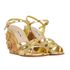 Miu Miu Carved Wooden Wedge 95 Sandals, side view