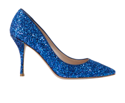 Miu Miu Glitter Pumps, Sequins, Blue, UK3, B/DB, 3*