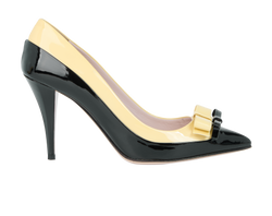 Miu Miu Thalia Heels, Patent, Black/Cream, UK 5, DB/B, 3*