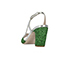 Miu Miu Glitter Slingback Heels, back view
