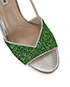 Miu Miu Glitter Slingback Heels, other view