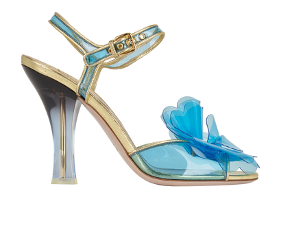 Miu Miu Flower Heels, front view
