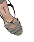 Miu Miu Silver Curve Platform Sandals, other view