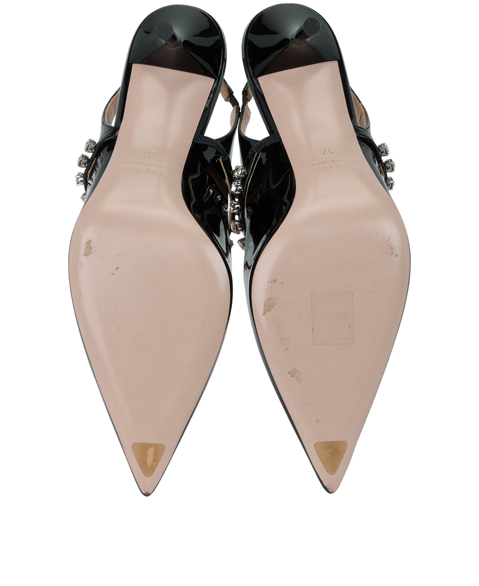 Pre-loved Miu Miu Pointed Toe Slingbacks - £265