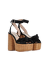 Miu Miu Platform Bow Sandals, side view