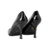 Miu Miu Cap Toe Pumps, £120, Shoes, Black, Patent Leather, Back view