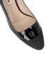 Miu Miu Cap Toe Pumps, £120, Shoes, Black, Patent Leather, Other view