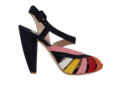 Miu Miu Multicolour Sandals, front view