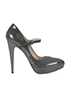 Miu Miu Patent Leather Mary Jane Pumps, front view