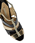 Nicholas Kirkwood Metallic Caged Sandals, other view