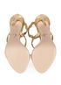 Prada Wavy Strap Heeled Sandals, top view