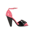 Prada Bow Detail Sandals, front view