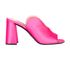 Prada Open Toe Heels, &pound;180, Clothing, Pink, Satin, Front view