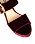 Prada Velvet Sandals, other view