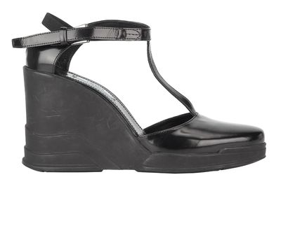 Prada Mary Jane Wedges, front view
