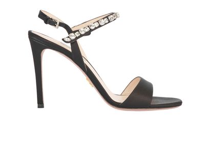 Prada Diamante Strappy Sandals, front view