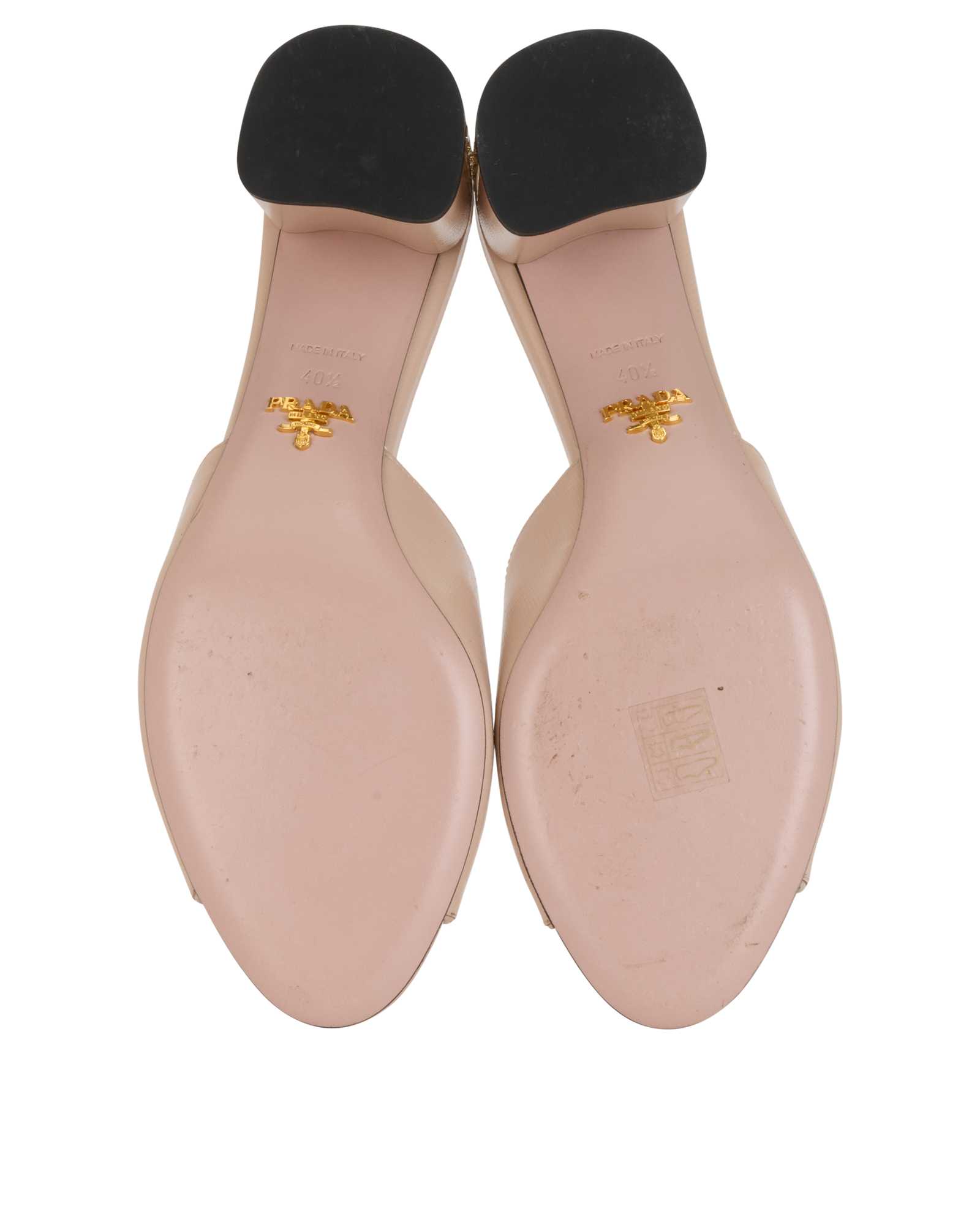 Prada Mules, &pound;195, Shoes, Nude, Leather, Top view