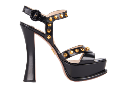 Prada Studded Sandals, front view