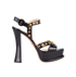 Prada Studded Sandals, front view