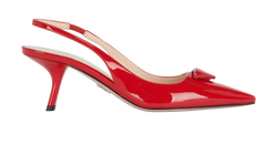 Prada Slingback Pumps, Patent Leather, Red, UK3, DB, 3*