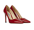 Prada Vernice Saffiano Heels, side view
