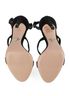 Prada Wavy Strap Heeled Sandals, top view