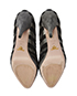 Prada Tiger Print Detail Heels, top view