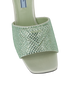 Prada Crystal Sandals, &pound;395, Shoes, Green, Satin, Other view
