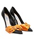 Prada Pointed Toe Bow Pumps, side view