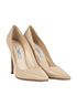 Prada Beige Heels, side view
