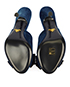 Prada Black Bow Detail Heels, top view