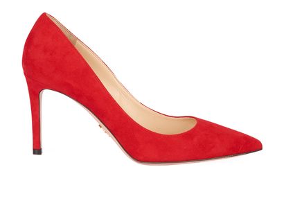 Prada Suede Pumps, front view
