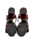 Prada Tartan Platform Heels, top view