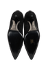 Prada Ruched Pointed Toe, &pound;140, Shoes, Black, Suede, Top view