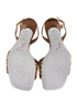 Rene Caovilla Interwoven Crystals Sandals, top view
