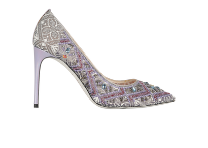 Rene Caovilla Embroidered Pumps, front view